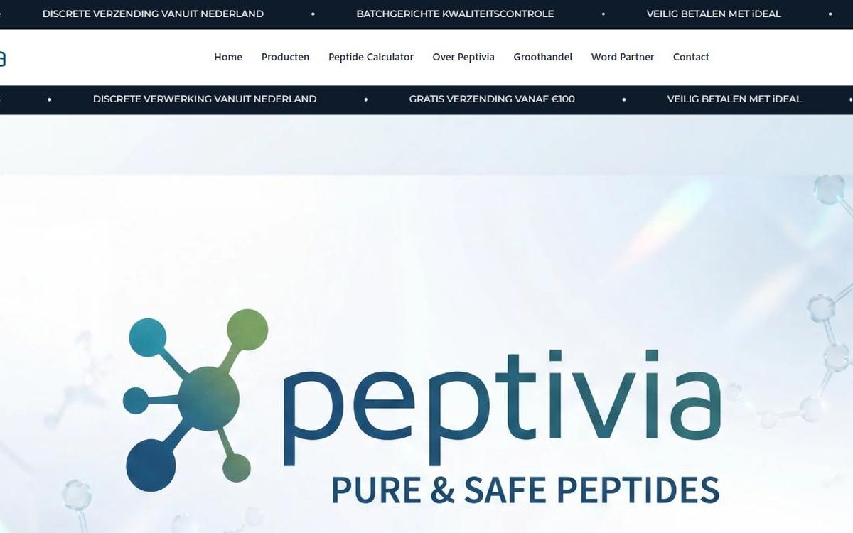 Screenshot van Peptivia